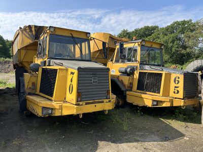 Articulated dump trucks